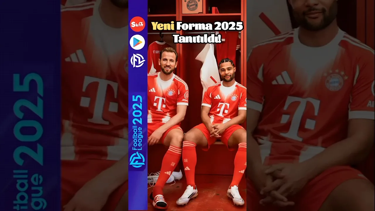 Bayern Münih, Yeni Sezon Formasını Tanıttı. #bayernmunich #bundesliga #forma #shorts