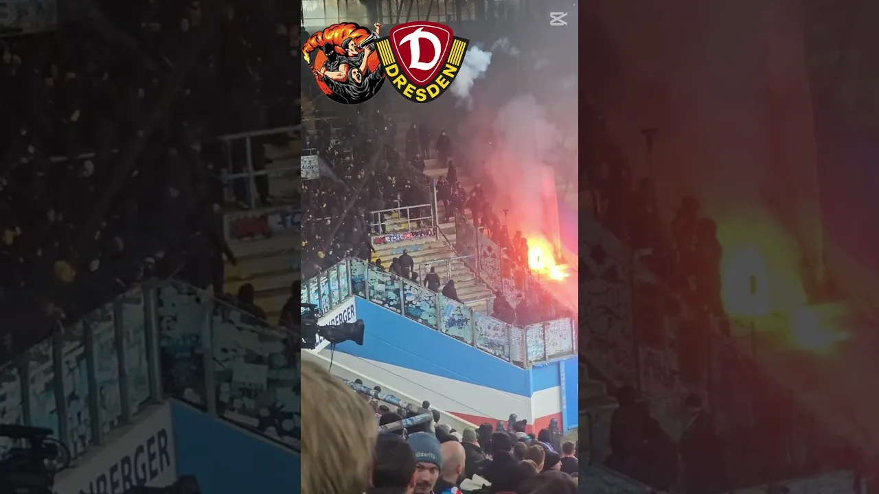 Hansa Rostock – Dynamo Dresden  #ultras #bundesliga #soccer #derby #cr7 #messi