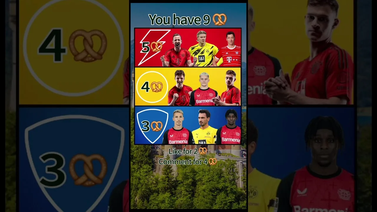 PICK YOUR TRIO (Bundesliga Edition) #bundesliga #football #germany #fußball #futbol #viralshorts