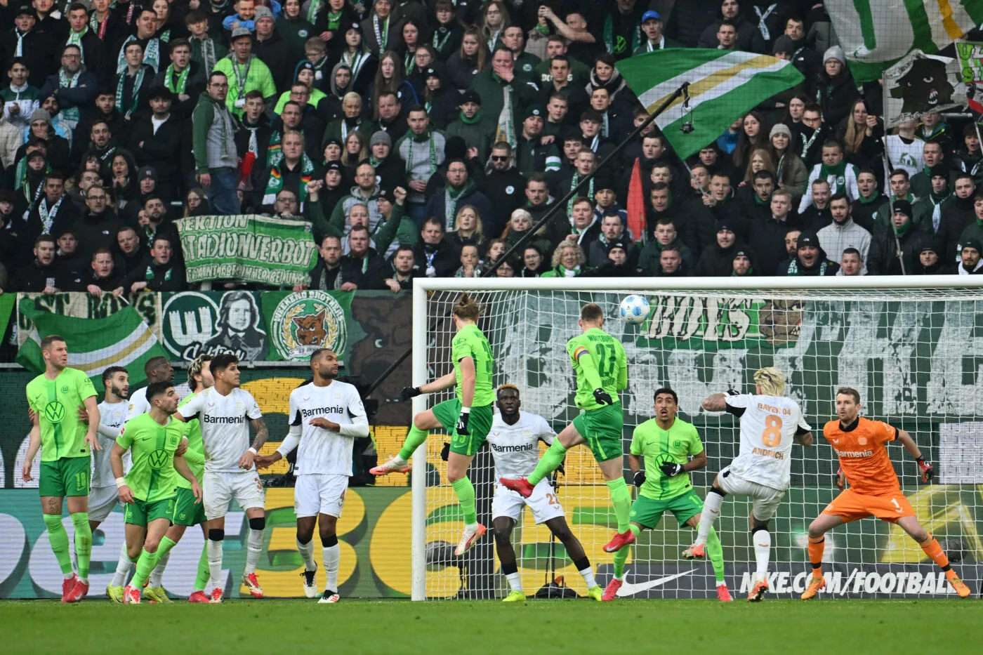Leverkusen inquiété et accroché sur la pelouse de Wolfsbourg – Bundesliga – J21 – Wolfsbourg-Leverkusen (0-0)
