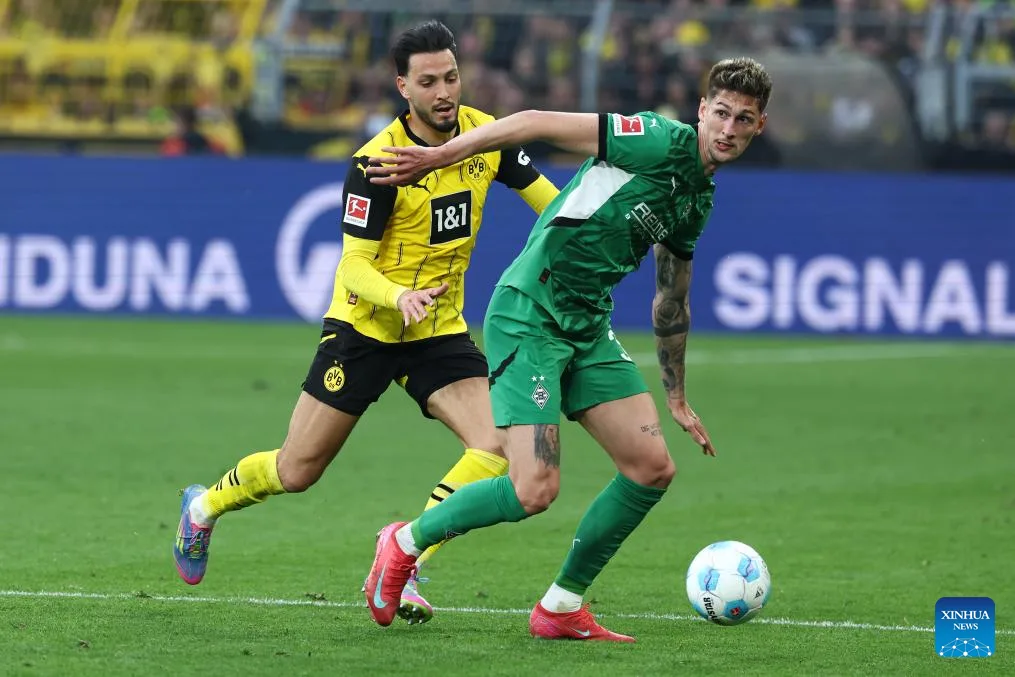 Borussia Dortmund vs Borussia Mochengladbach-Xinhua