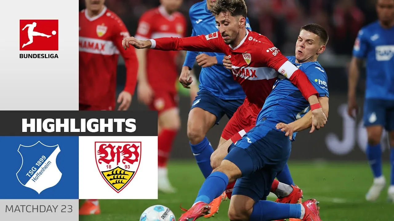 TSG riposte! | TSG HOffenheim – VFB Stuttgart | Faits saillants | Matchday 23 – Bundesliga 2024/25