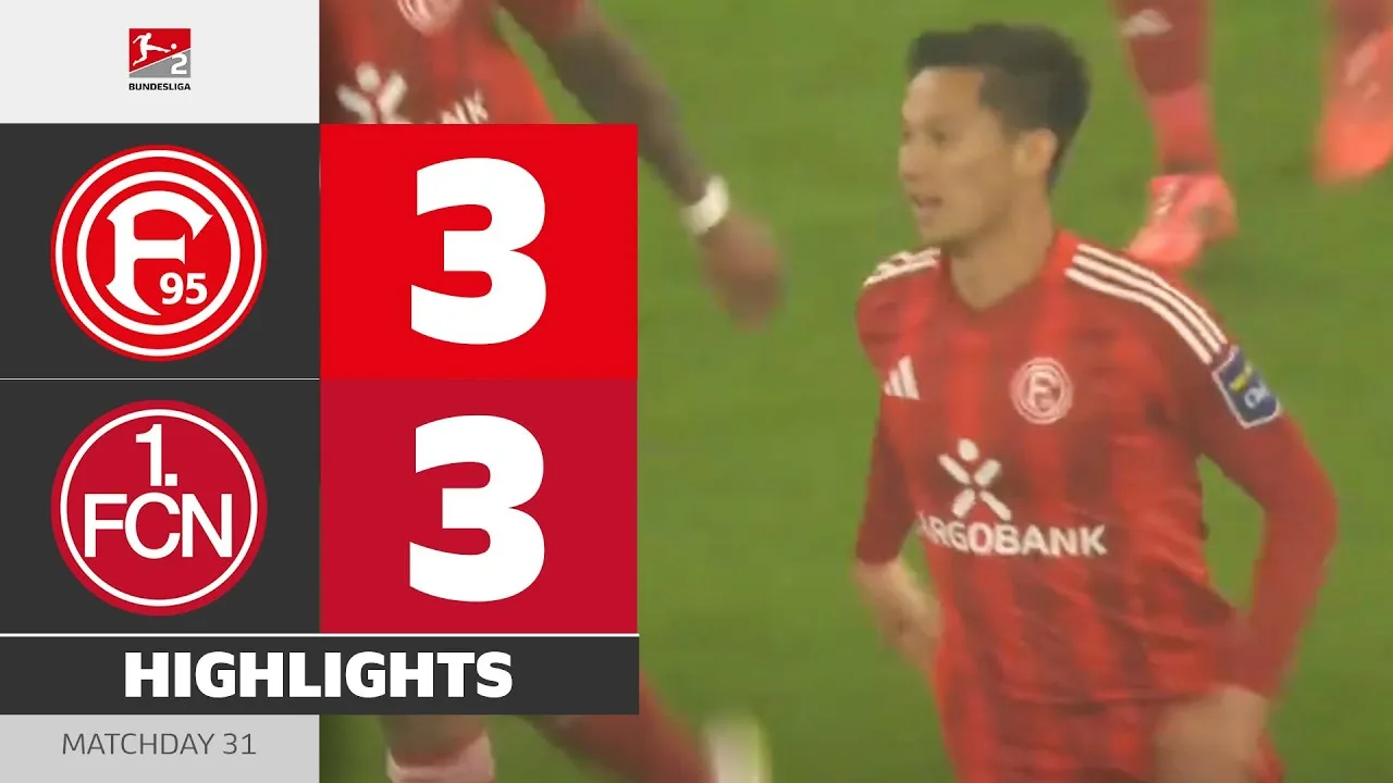 COMPRICATION EPIQUE | Fortuna Düsseldorf – 1. FC Nürnberg | Faits saillants | Matchday 31 – Bundesliga 2 24/25