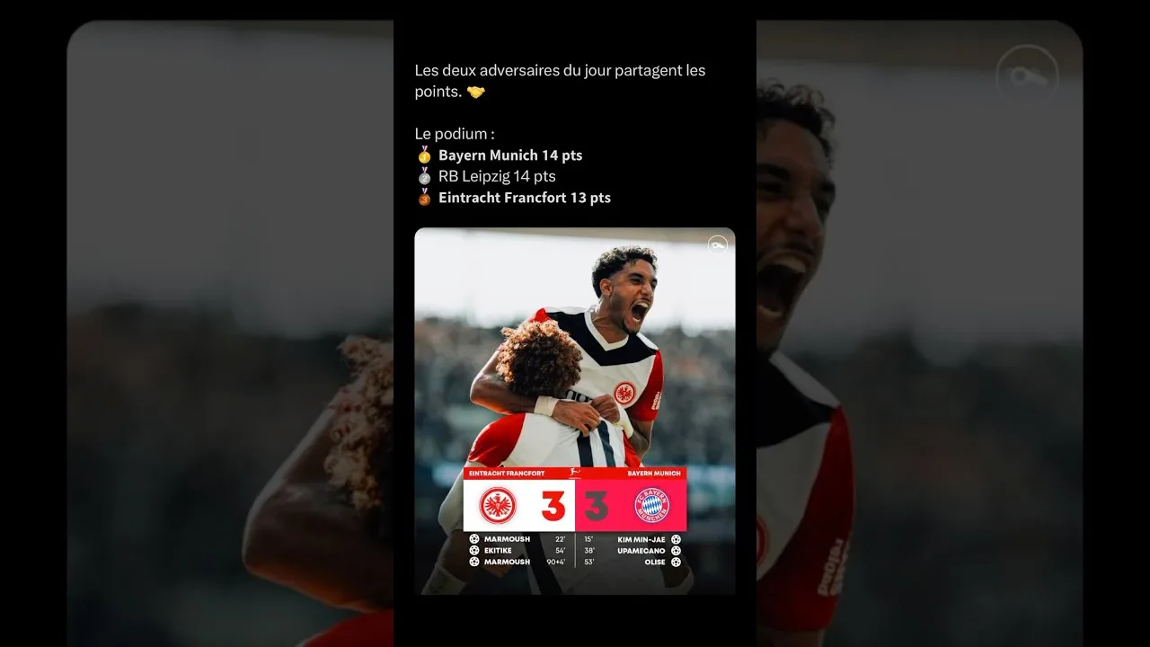 React au nul du Bayern Munich 3-3 #bayernmunich #bundesliga #football #react #reaction
