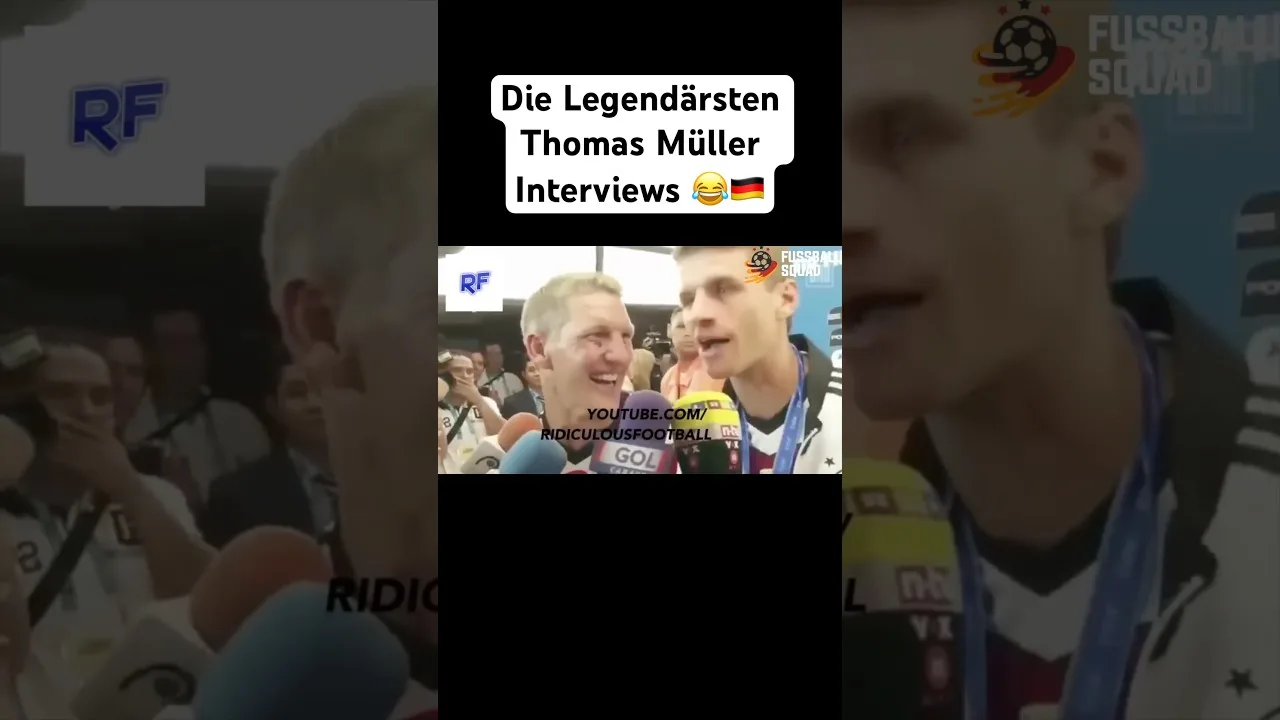 Die legendärsten Thomas Müller Interviews #thomasmüller #müller #fcbayern #deutschland