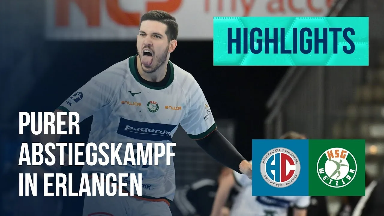 Temps forts : HC Erlangen-Wetzlar (saison 2024/25) |DAIKIN Handball Bundesliga