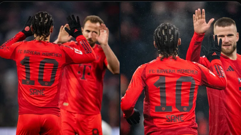 Sane réussit un doublé alors que le Bayern bat Hoffenheim 5-0