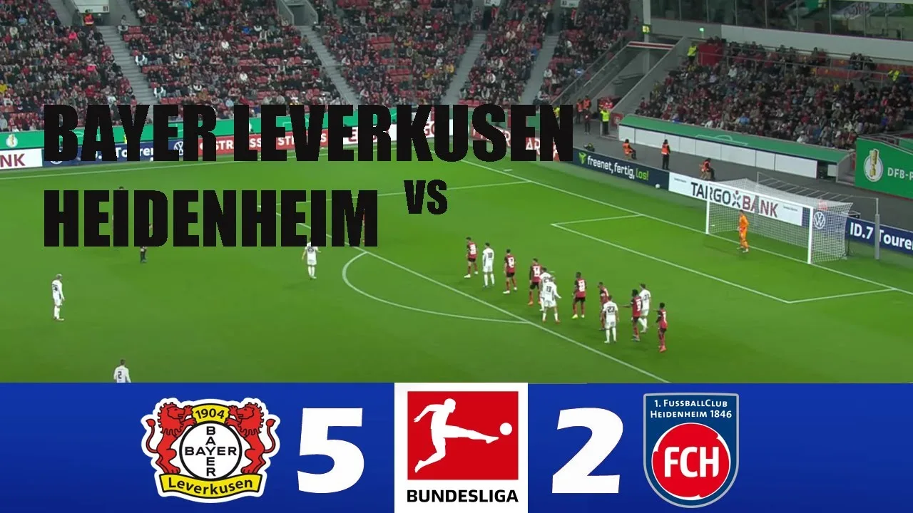 Bayer Leverkusen contre Heidenheim 5-2 | Bundesliga 2024 | Faits saillants du match