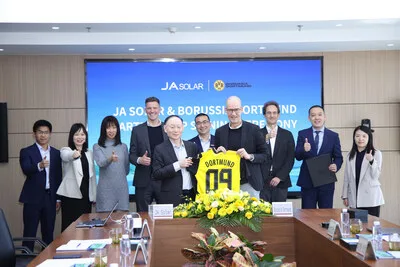 JA Solar et Borussia Dortmund annoncent le partenariat et le projet majeur conjoint