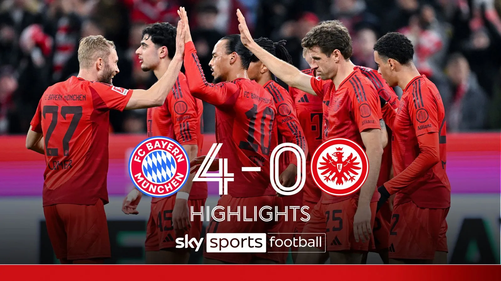 Bavaria Munich vs Eintracht Frankfurt | Bundesliga Faits saillants | Nouvelles de football – Sky Sports