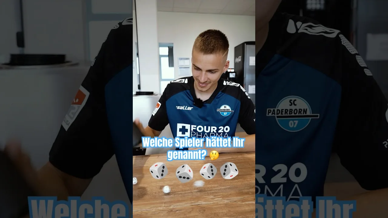 🎲🔢 Rückennummern würfeln – mit Filip Bilbija #shorts #bundesliga