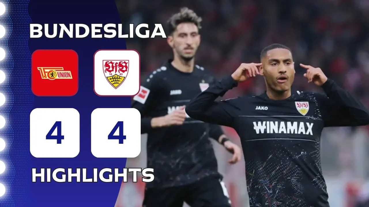 Union Berlin – VFB Stuttgart | 4-4 | Faits saillants | Bundesliga 2024-25 | Union Berlin Stuttgart