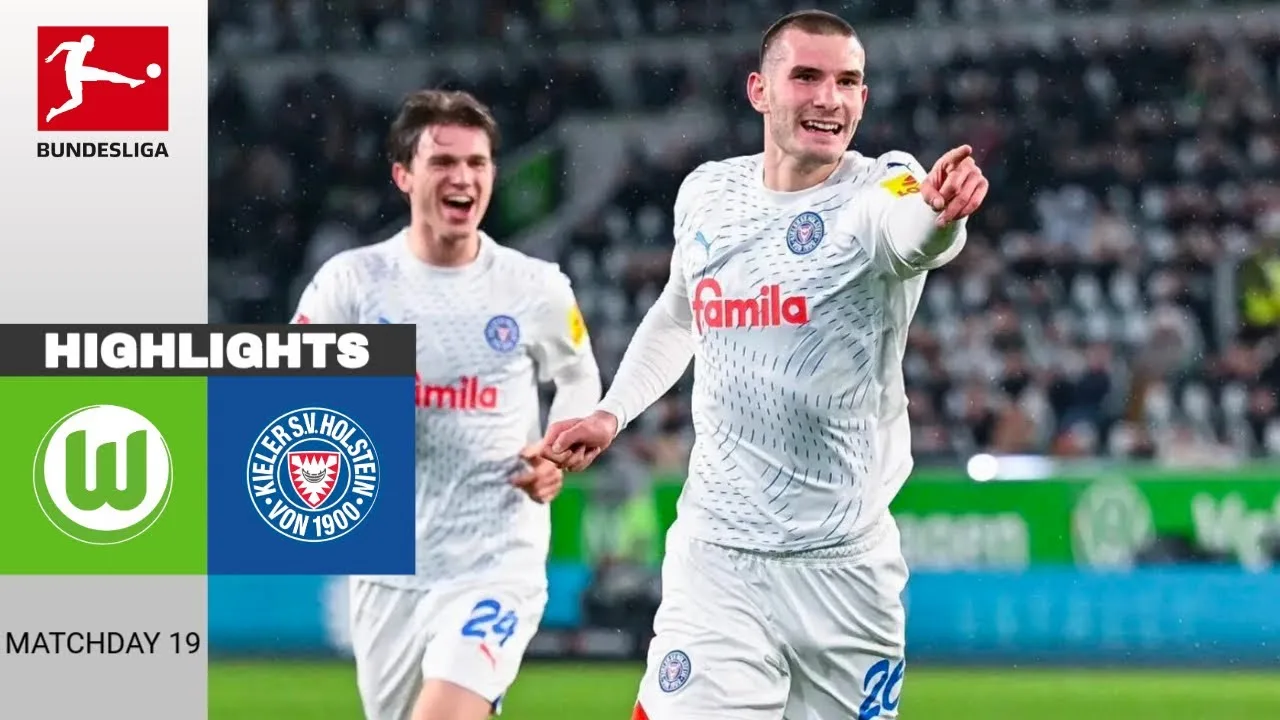 Wolfsbourg – Holstein Kiel | 2:2 | Résumé | Bundesliga 2024-25 | Wolfsbourg Kiel