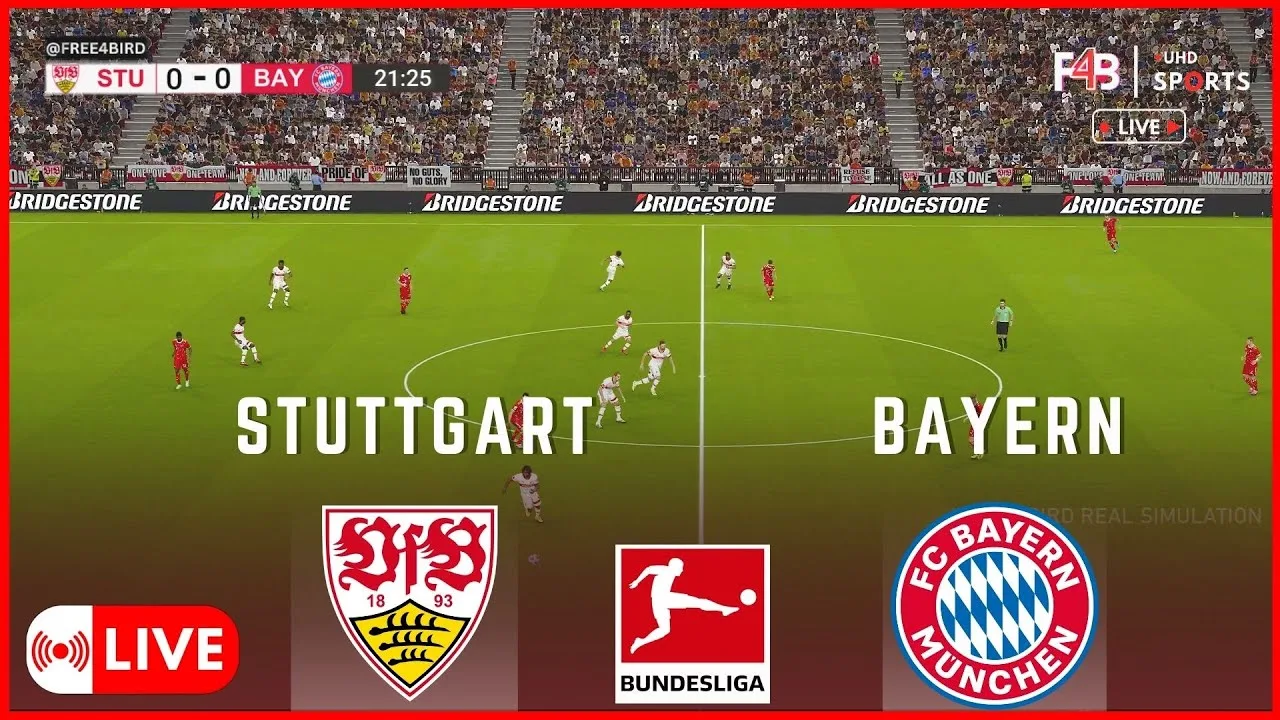 Stuttgart contre Bavaria Live | Bundesliga 24/25 | Simulation et résultat en direct #Germany