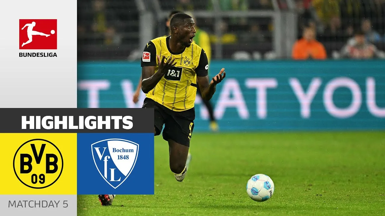 BVB transforme le jeu | Borussia Dortmund – VfL Bochum 1848 4-2 | Faits saillants | MD5 – Bundesliga ’24/25