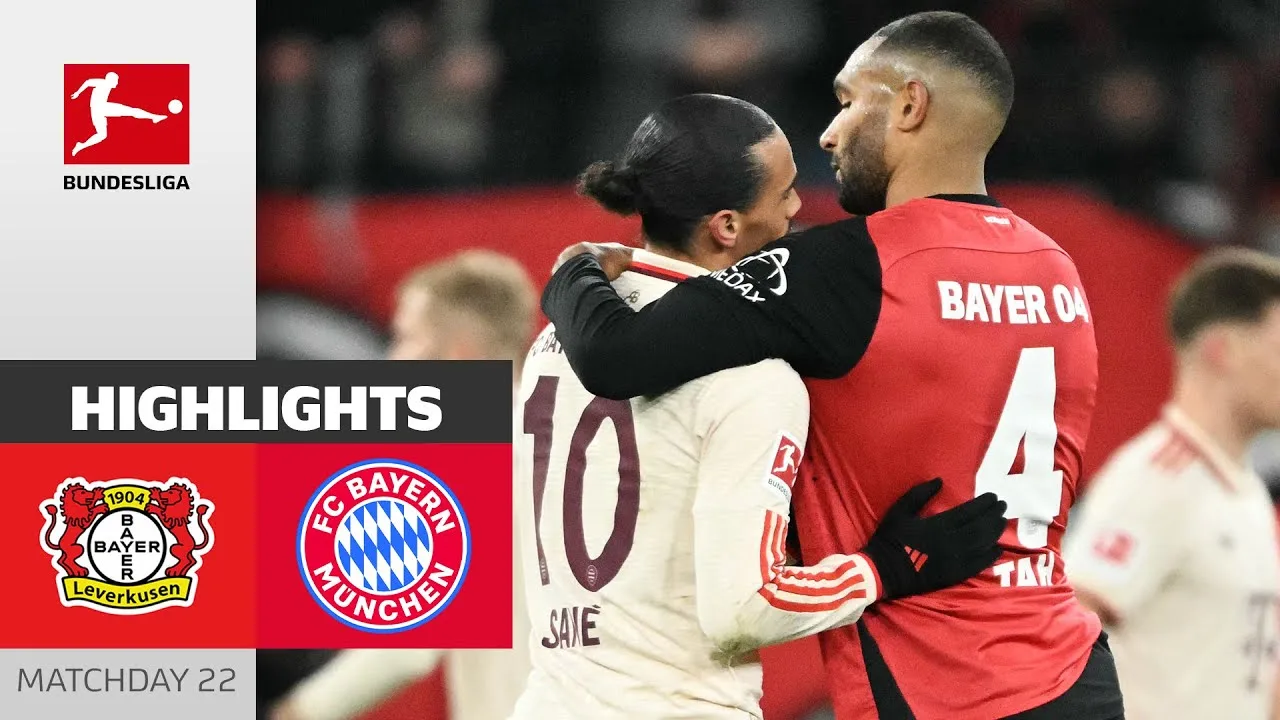 Dessinez tout en haut! | Bayer 04 Leverkusen – FC Bayern München 0-0 | HL | MD 22 – Bundesliga
