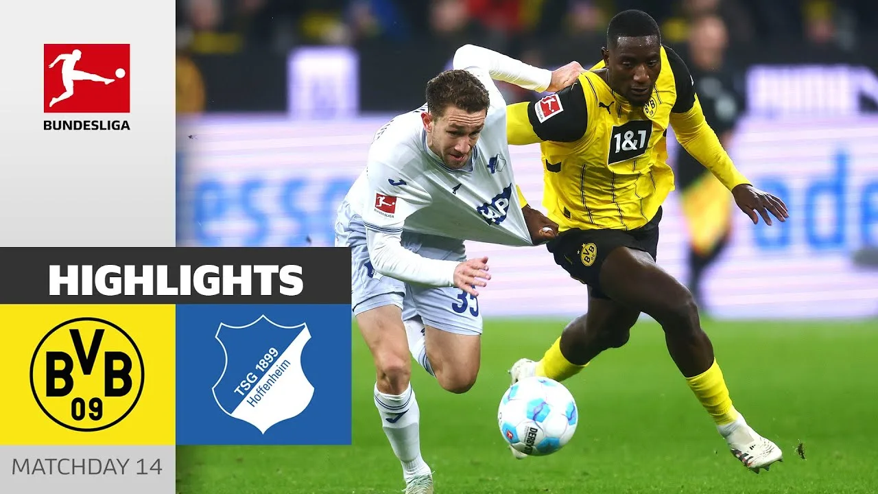 TSG choque le BVB dans les arrêts de jeu ! | Borussia Dortmund – TSG Hoffenheim | MD14 – Bundesliga 24/25