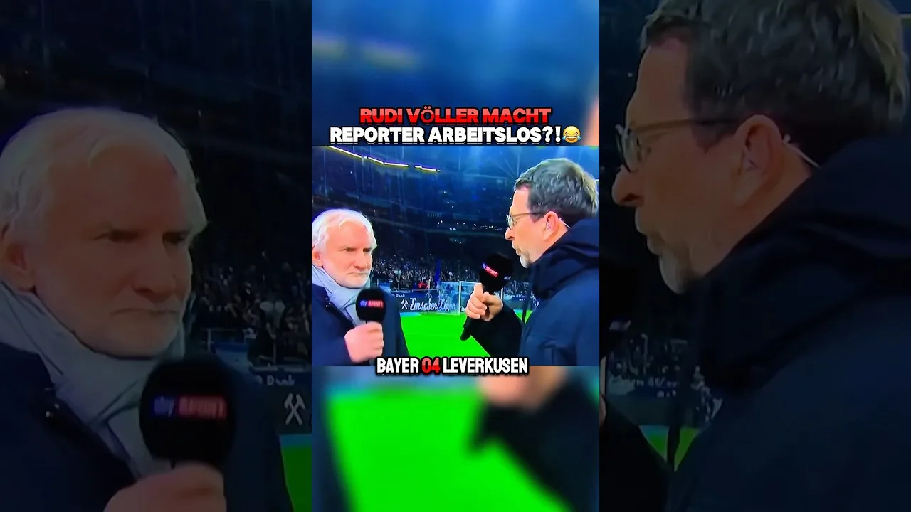 So machen Interviews Spass😭 #interview #bundesliga #bayerleverkusen