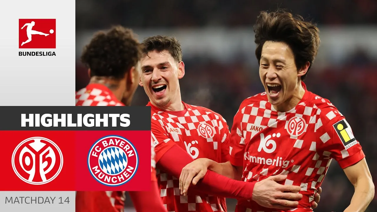 Lee Brace bat la Bavière ! | 1. FSV Mayence 05 – FC Bayern Munich 2-1 | Faits saillants | Bundesliga