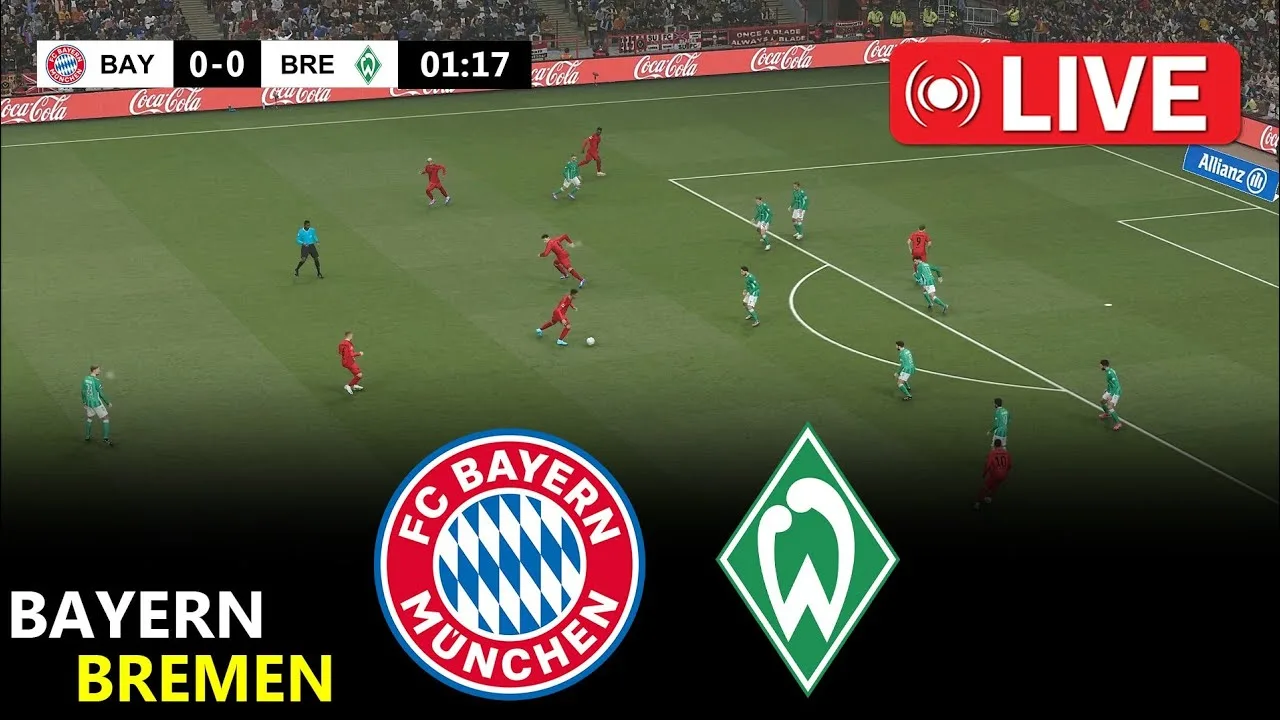 Bayern Munich vs Werder Brême | Bundesliga 2024/25 L Efootball PES 21 Gameplay L Rony Gameplay