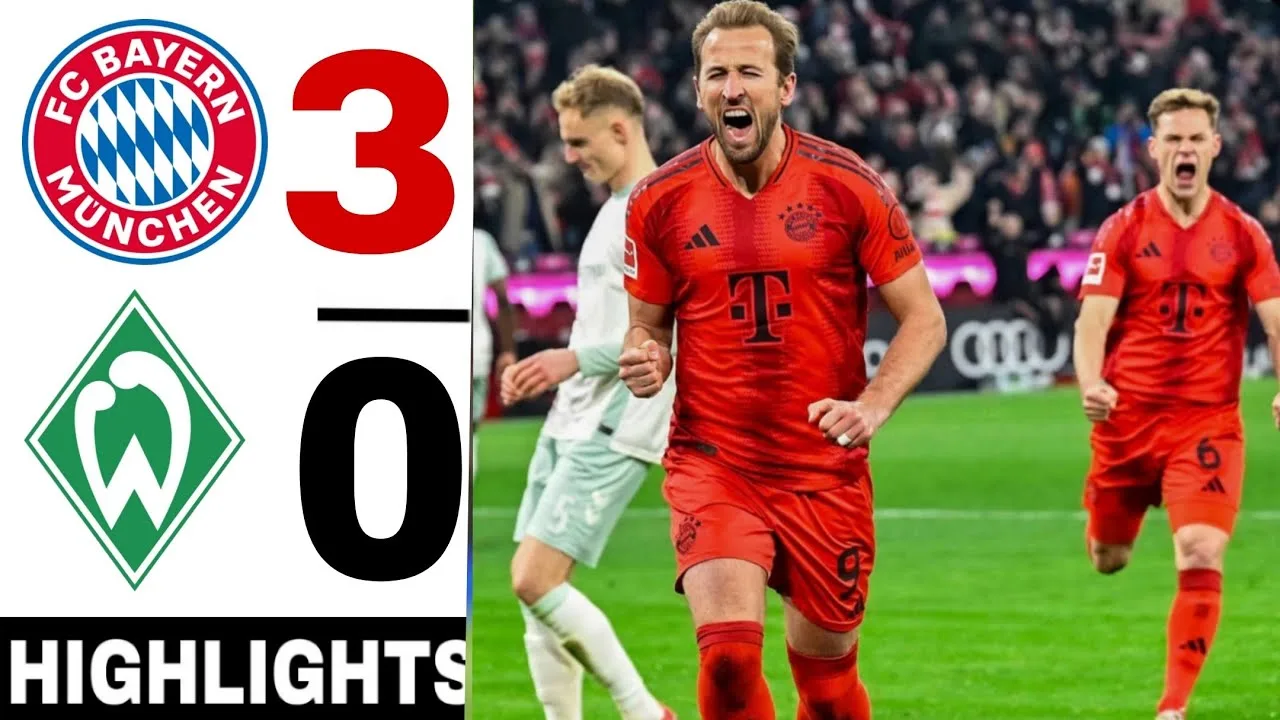FC Bayern Munich vs Werder Bremen 3-0 | Bundesliga Faits saillants | Objectifs Sane & Kane