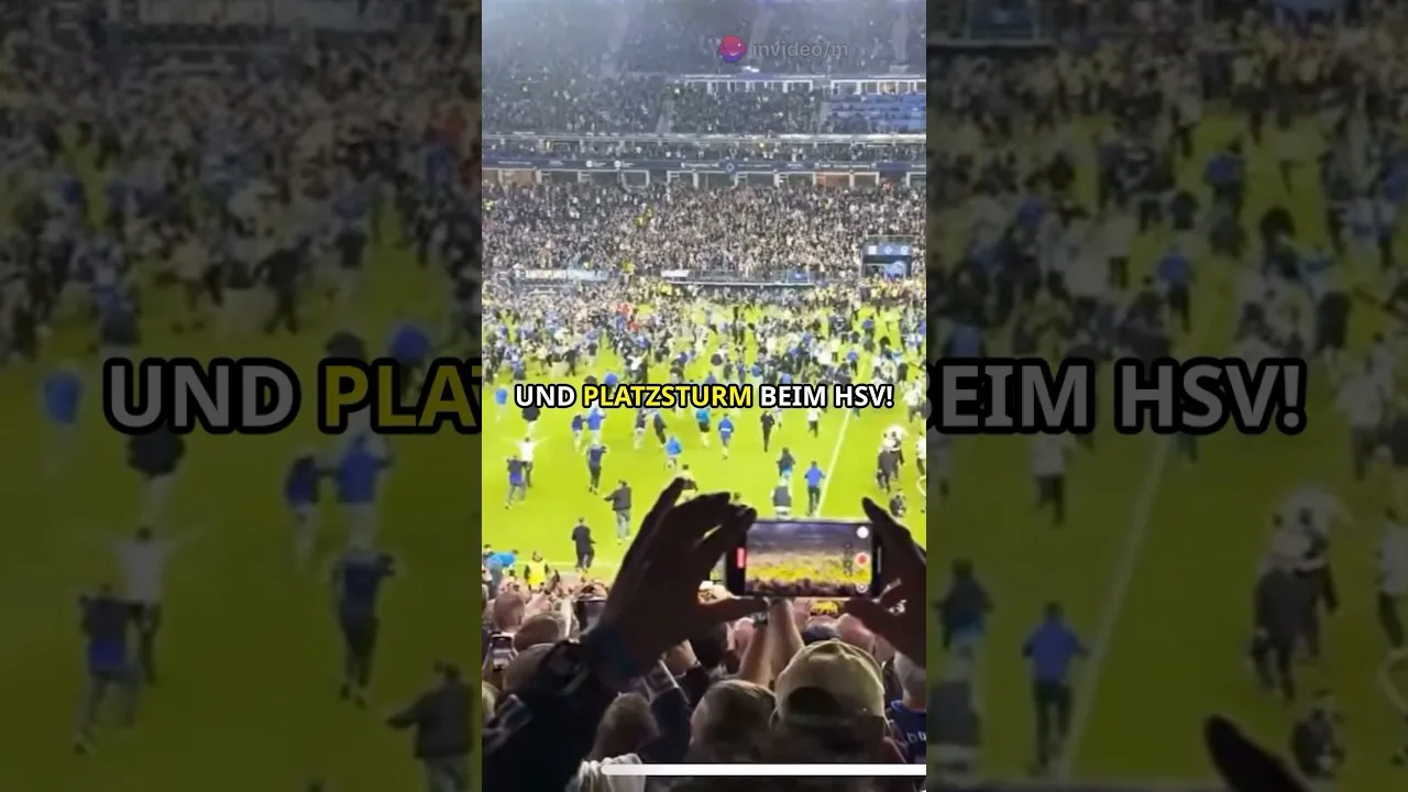HSV AUFSTIEG PLATZSTURM ESKALATION! #fußballfakten #fußball #hsv #aufstieg #bundesliga #fussball #fy