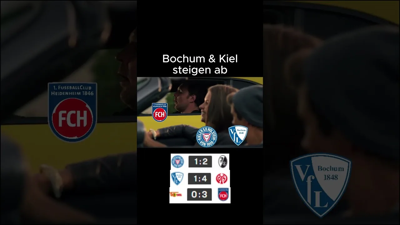 Tschüss Bochum und Kiel #fussball #bundesliga