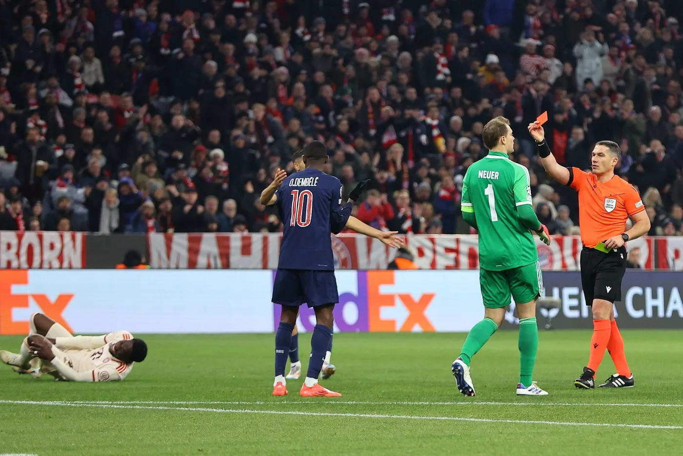 Bayern Munich – PSG 1-0. Istvan Kovacs a éliminé Dembélé, et les Parisiens sont hors du Top 24 – QWER.ro