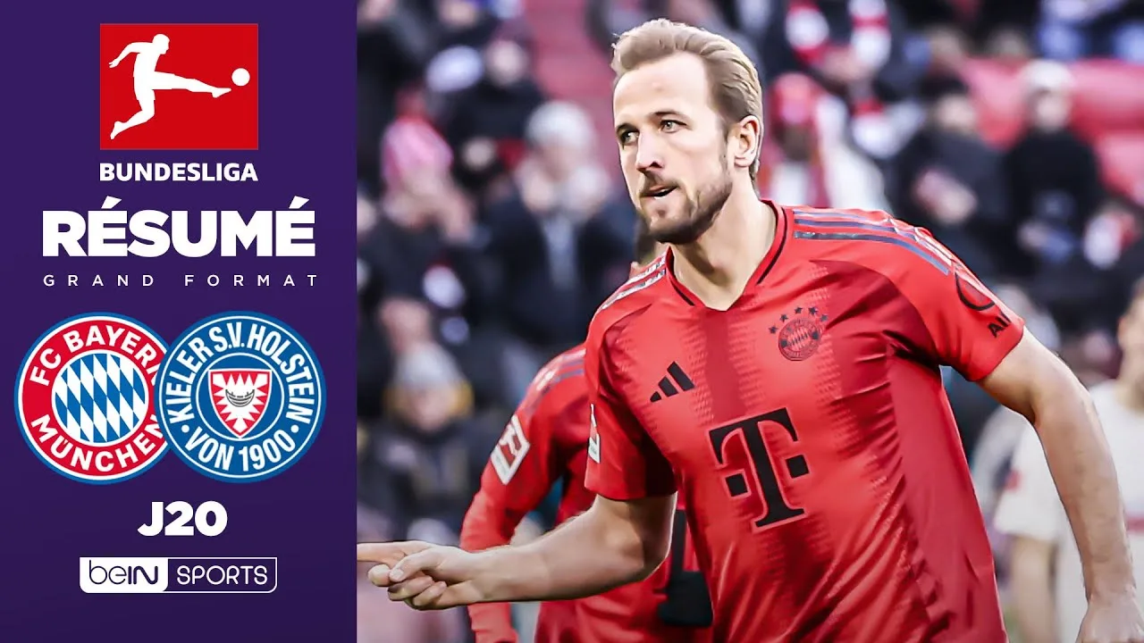 Résumé : Harry KANE en feu, fin de match folle et festival de BUTS entre le Bayern Munich et Kiel !