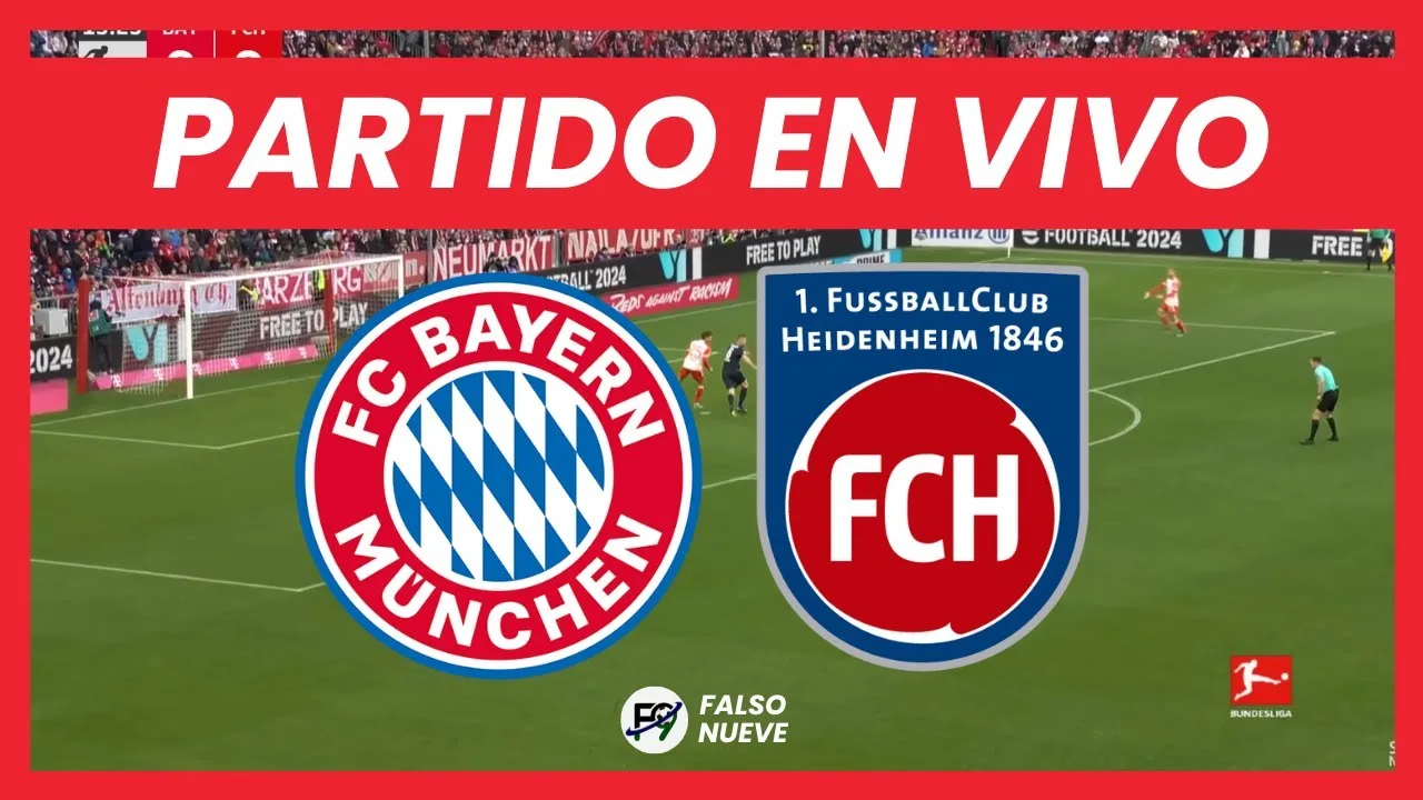 BAYERN MUNICH vs HEIDENHEIM EN VIVO 🔴