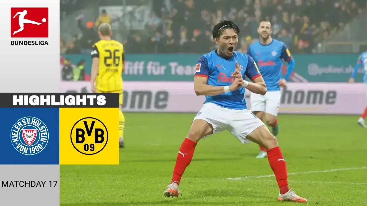 Holstein Kiel – Borussia Dortmund | 4:2 | Résumé | Bundesliga 2024/25 | Kiel-Dortmund