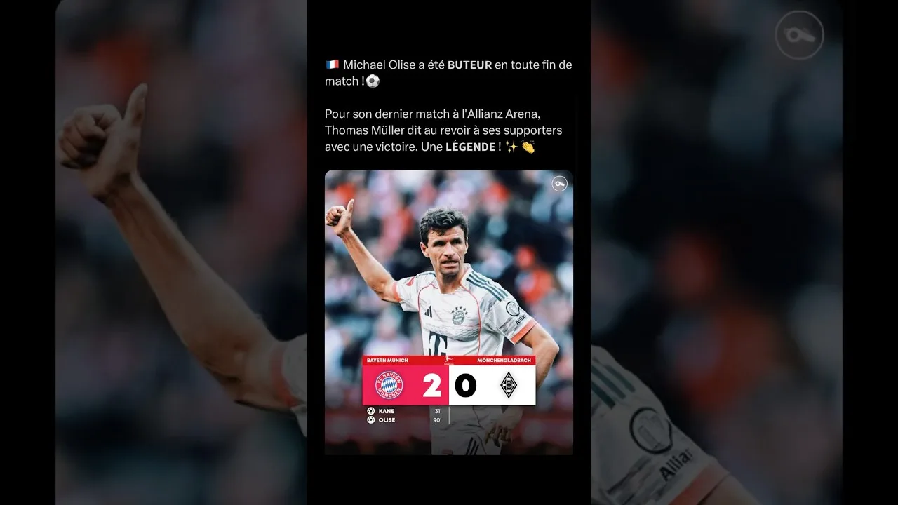 React au 2-0 du Bayern Munich #bayernmunich #muller #bundesliga #kane #football #react #reaction