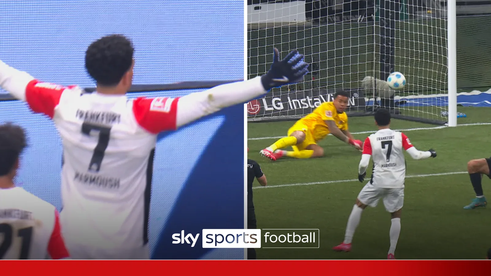 La cible de Man City, Omar Marmoush, marque pour Francfort en Bundesliga ! – Sky Sports