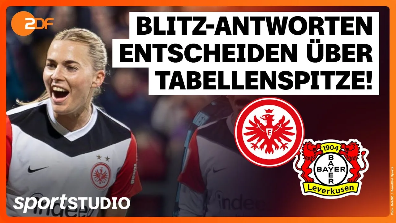 Eintracht Frankfurt – Bayer 04 Leverkusen | Bundesliga féminine, matchdi 13 2024/25 | studio de sport