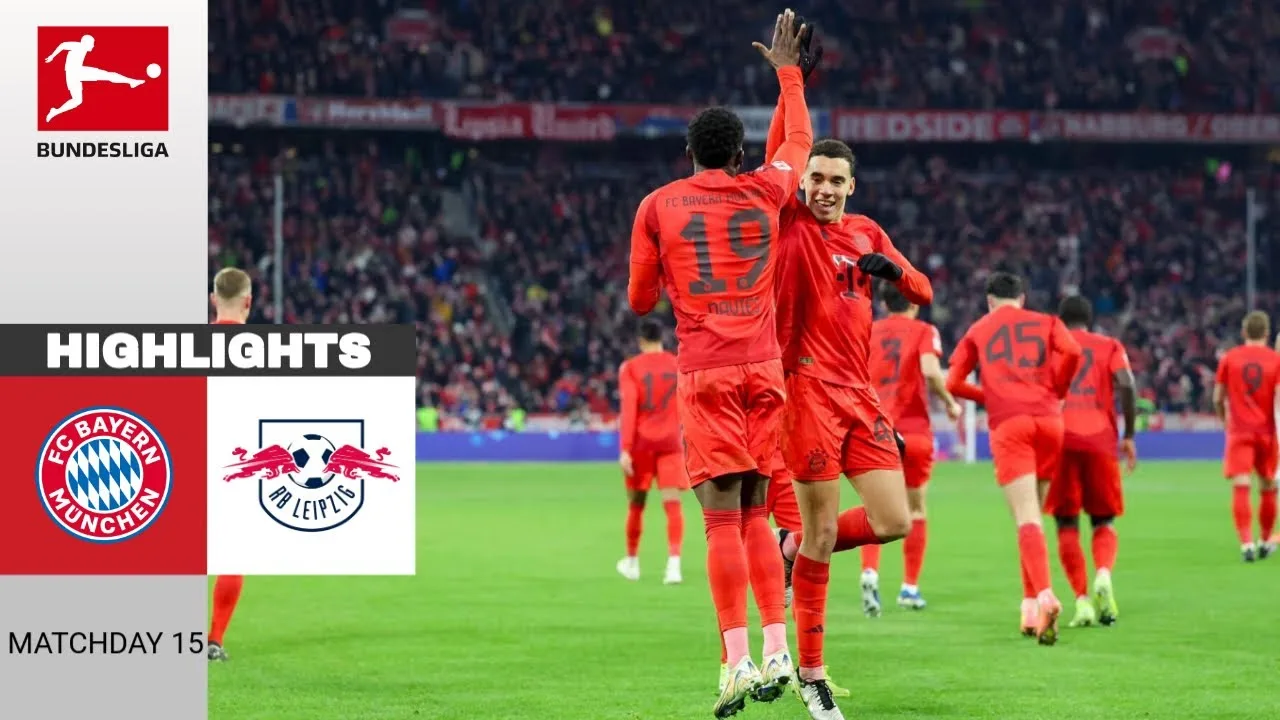 Bayern Munich – RB Leipzig | 5:1 | Résumé | Bundesliga 2024-25