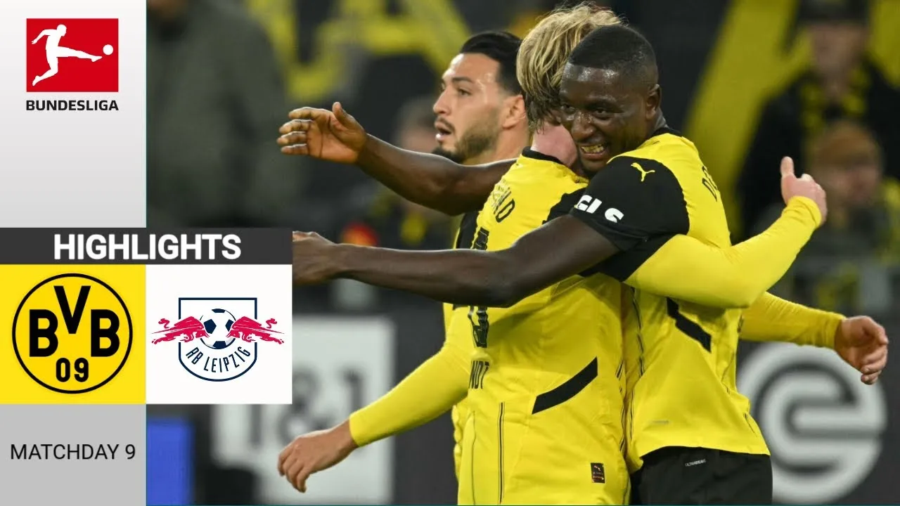 Borussia Dortmund – RB Leipzig | 2:1 | Résumé | Bundesliga 2024-25