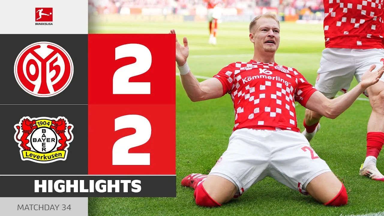 Mainz devient international! | Mainz 05 – Bayer 04 Leverkusen | Faits saillants | MD 34 – Bundesliga 2024/25