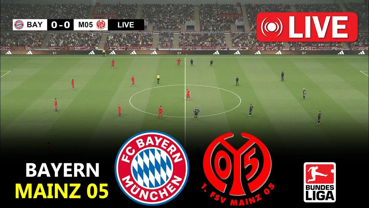 Bayern Munich vs Mainz | Bundesliga 2024/25 | Efootball pes 21 gameplay