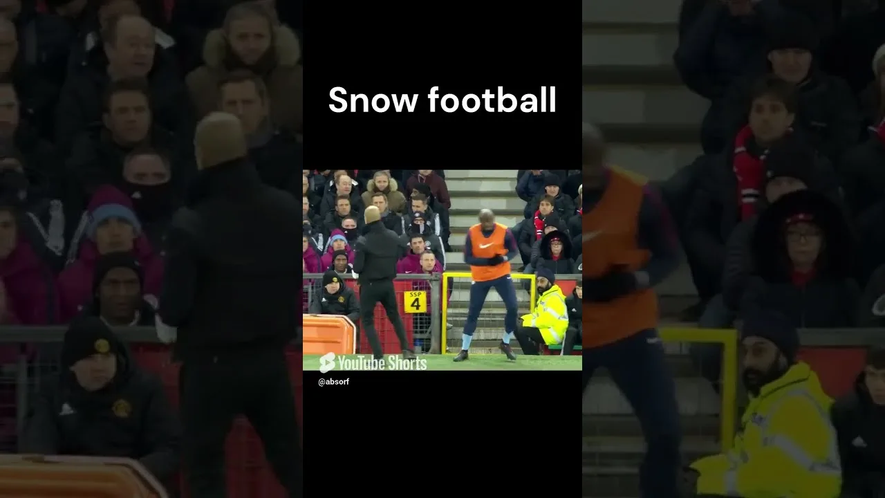 Snow football #football #funny #snow #soccer #premierleague #bundesliga