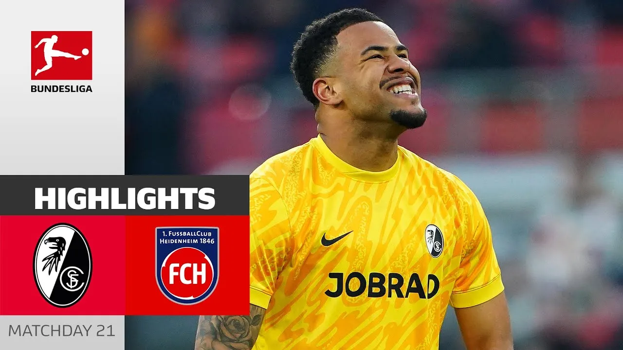 Freiburg obtient la victoire! | Sc Freiburg – 1. FC Heidenheim 1-0 | Faits saillants | Matchday 21 – Bundesliga