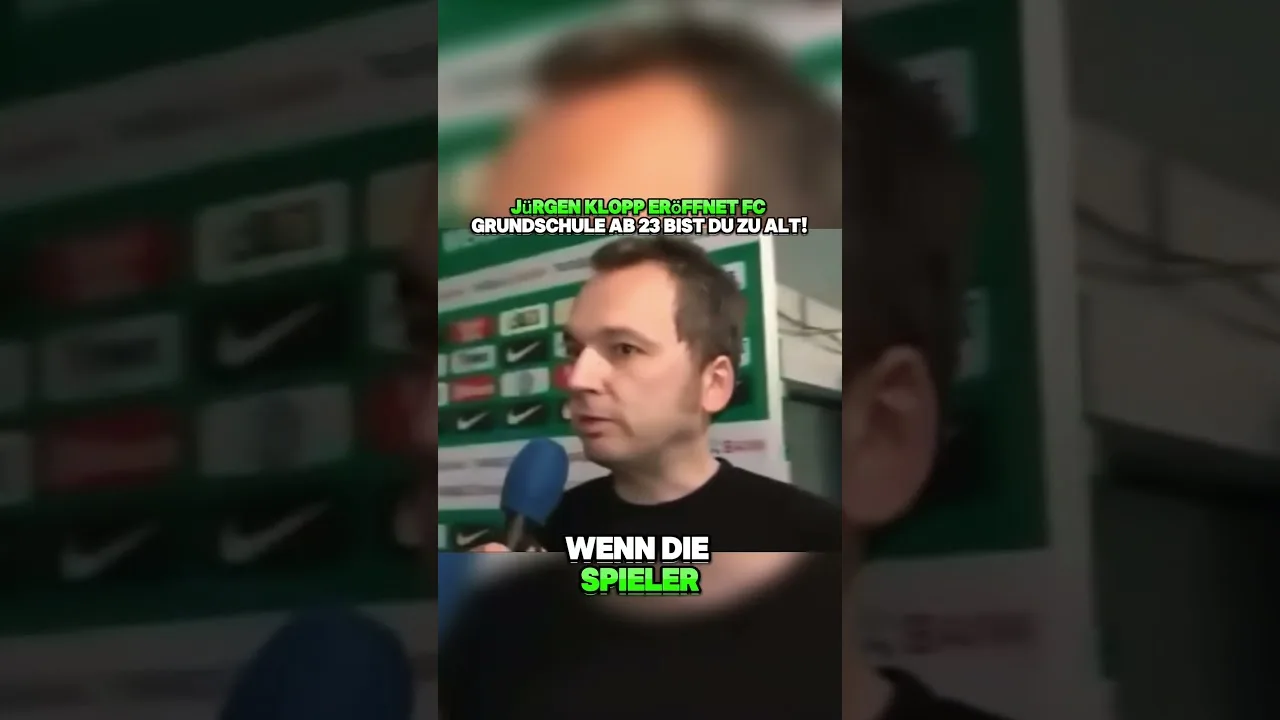 Bewerbung nur mit Schülerausweis: Klopp baut um! #bundesliga #klopp #funny #interview
