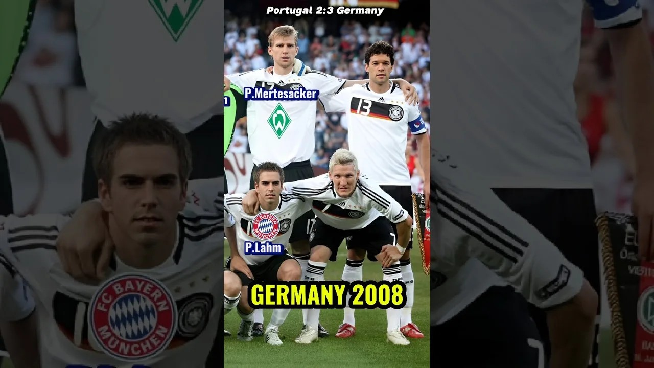 Allemagne vs Portugal 3: 2 Euro-2008 #Germany #Bundesliga #NationsLeague