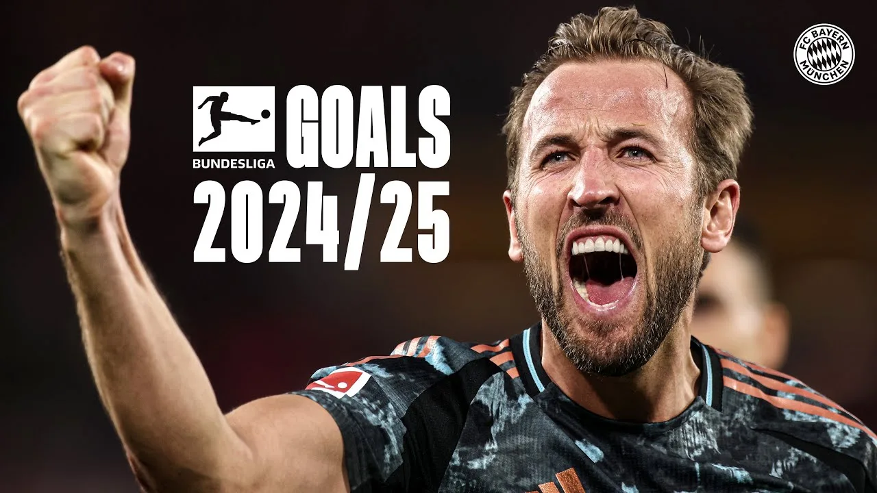 Harry Kane est le meilleur buteur consécutif du Bundesliga! 🏆 – Tous les objectifs 2024/25