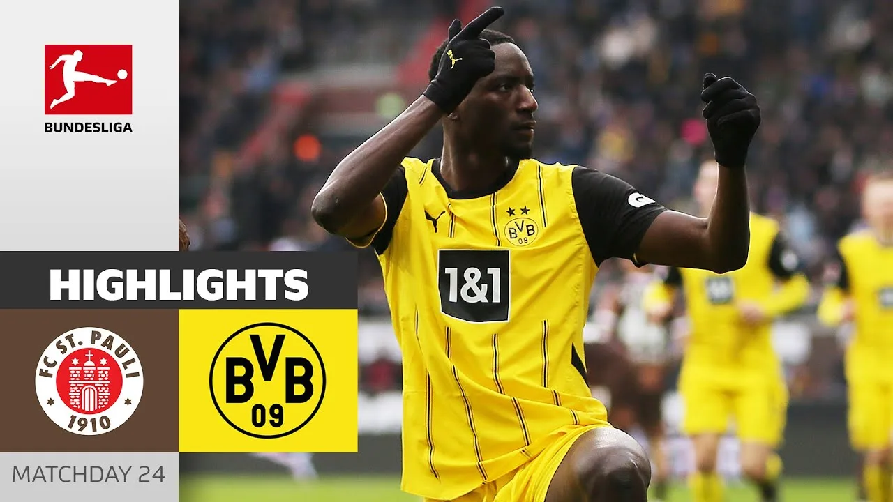 Guirassy brille dans la victoire de Dortmund! | St. Pauli – Borussia Dortmund 0-2 | Faits saillants | Bundesliga