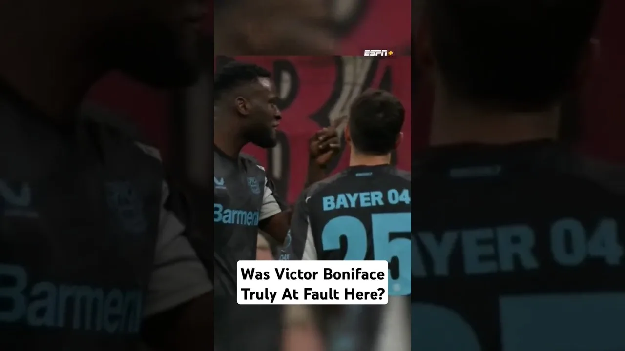 Était-ce vraiment toute la faute de Boniface ou une autre victime? #boniface #bayerleverkusen # Buendía