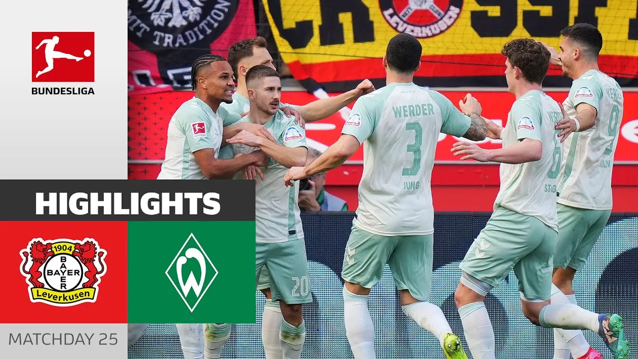 Brillant à l’extérieur! | Bayer 04 Leverkusen – Sv Werder Bremen 0-2 | Faits saillants | MD 25 – BL 24/25