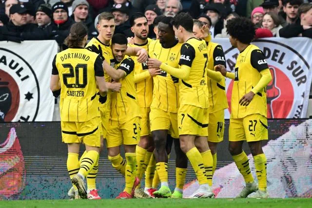 Le Borussia Dortmund fait le job en Bundesliga avant d’affronter Lille, le RB Leipzig chute contre Mayence