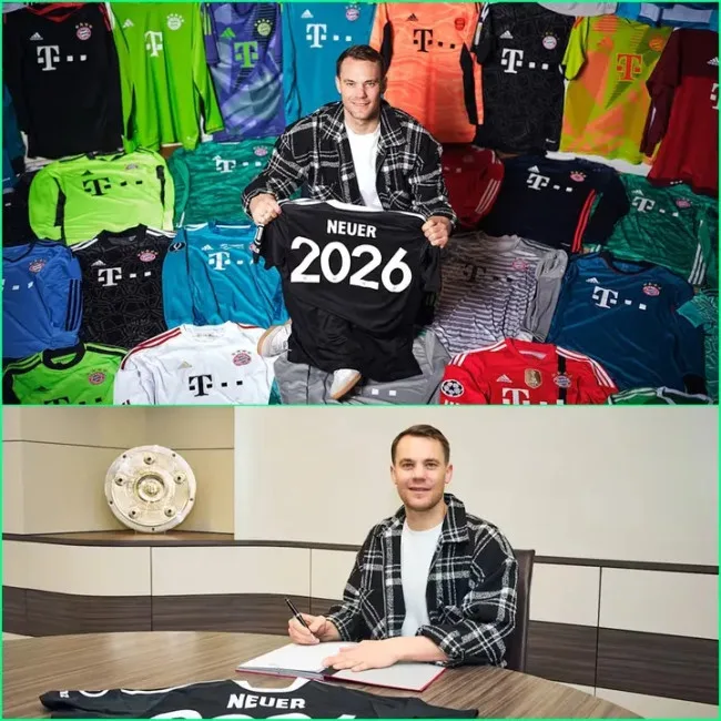 Manuel Neuer a officiellement étendu le contrat avec le Bayern Munich jusqu’en 2026