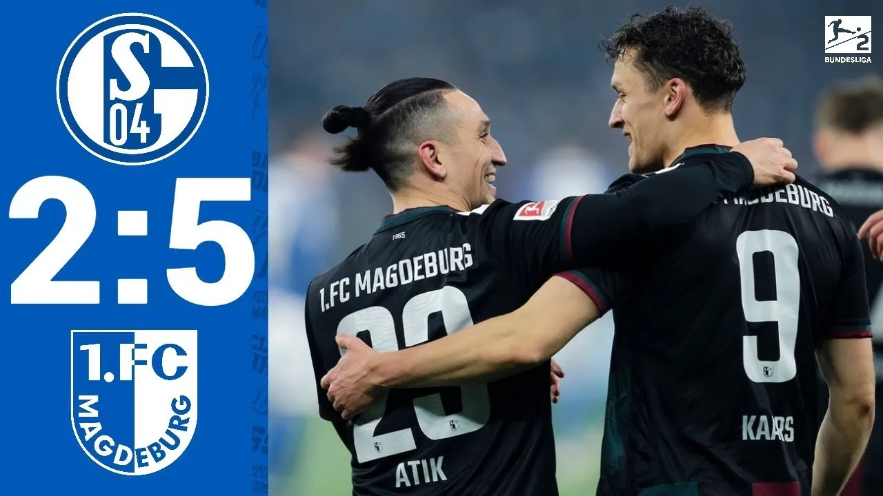 FC Schalke 04 – 1. FC Magdeburg 2-5 Hightlights | 2. Bundesliga – 2024/2025