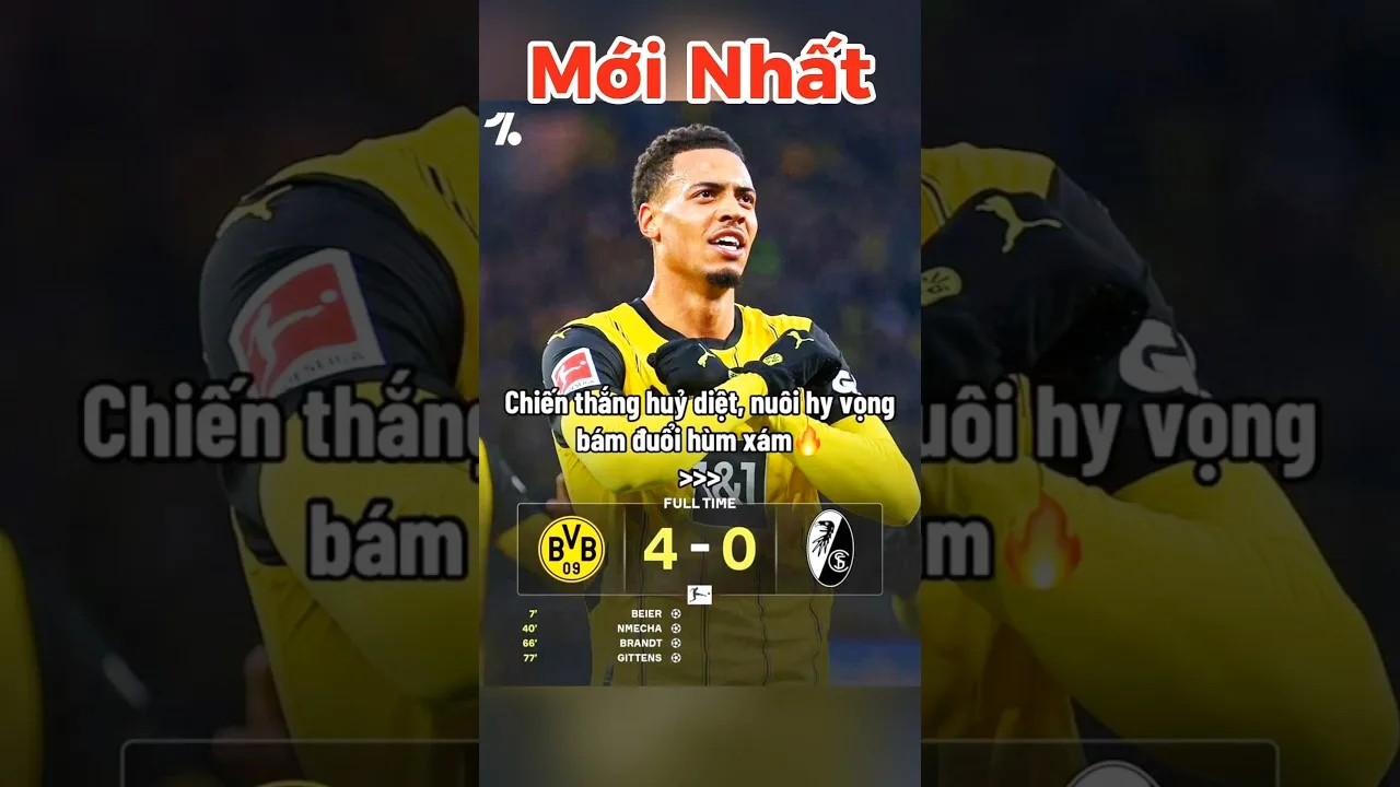 Kết quả các trận đấu mới nhất tại Bundesliga 🤯🔥⚽️
